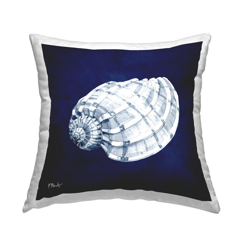 Coussin Vivid Blue Coastal Seashell