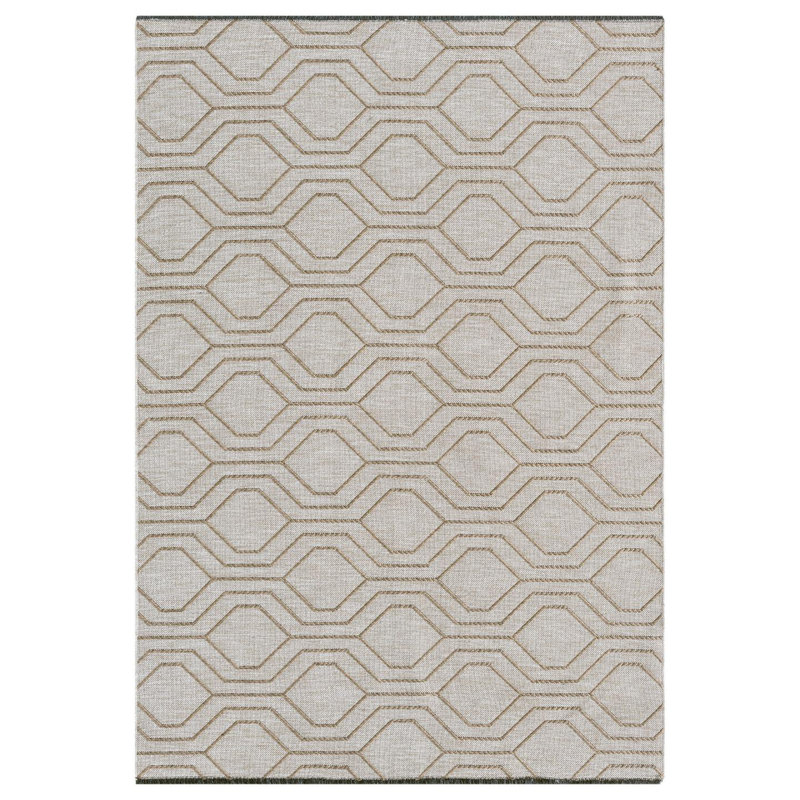 Tapis marocain à motif de treillis marocain, Rectangle 6 pi x 9 pi