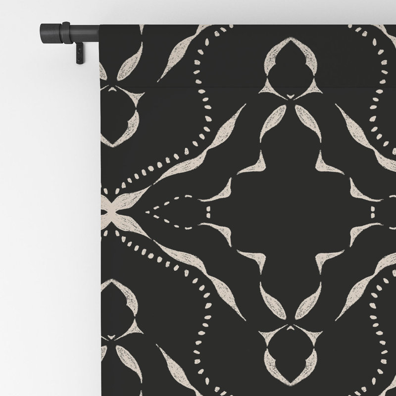 Yoriko Blackout Curtain Single Panel, 50" W x 108" L