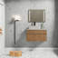 Meuble-lavabo moderne, 32 po, fixation murale en bois