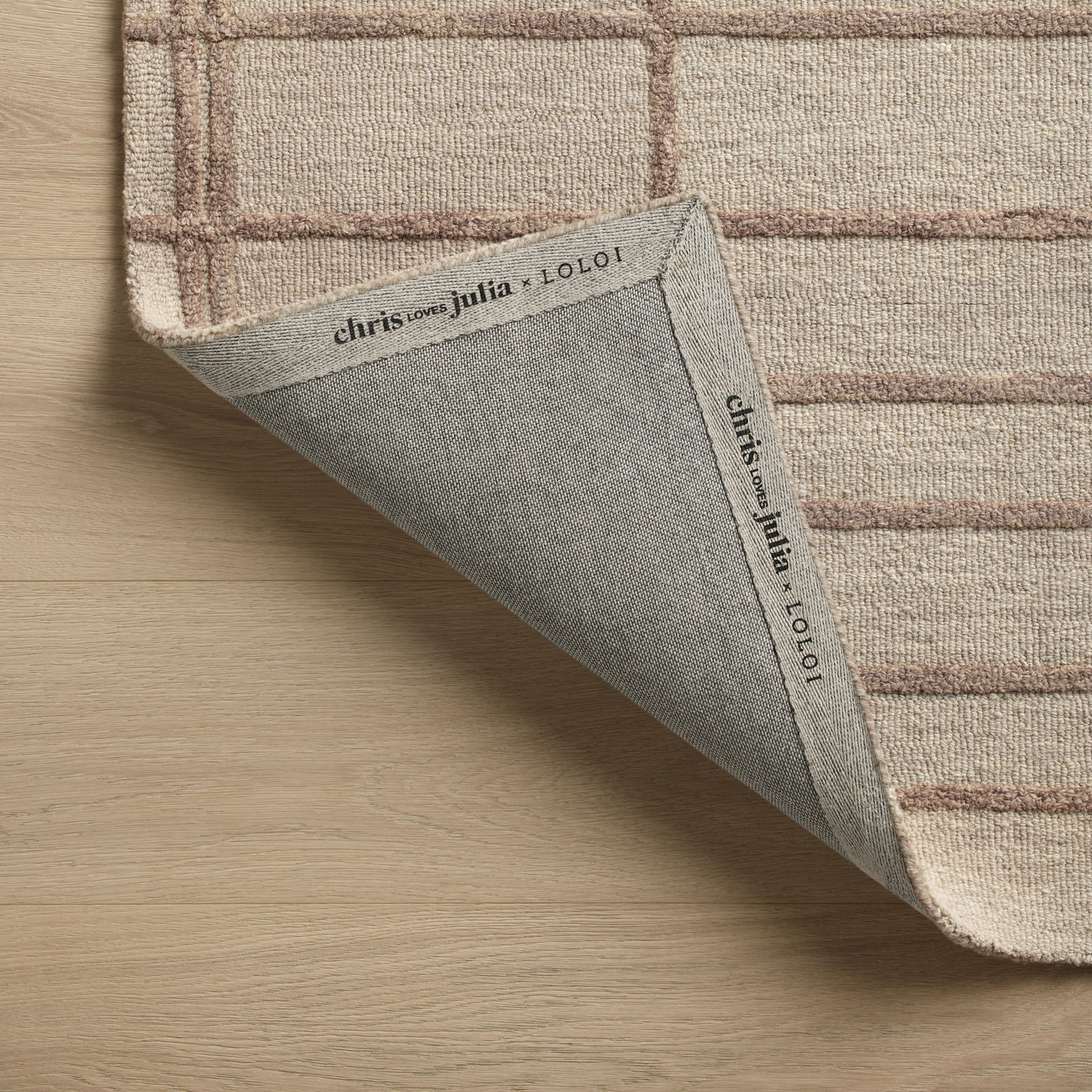 Chris Loves Julia x Loloi Bradley Rose / Blush Area Rug, Runner 2'6" x 9'9"
