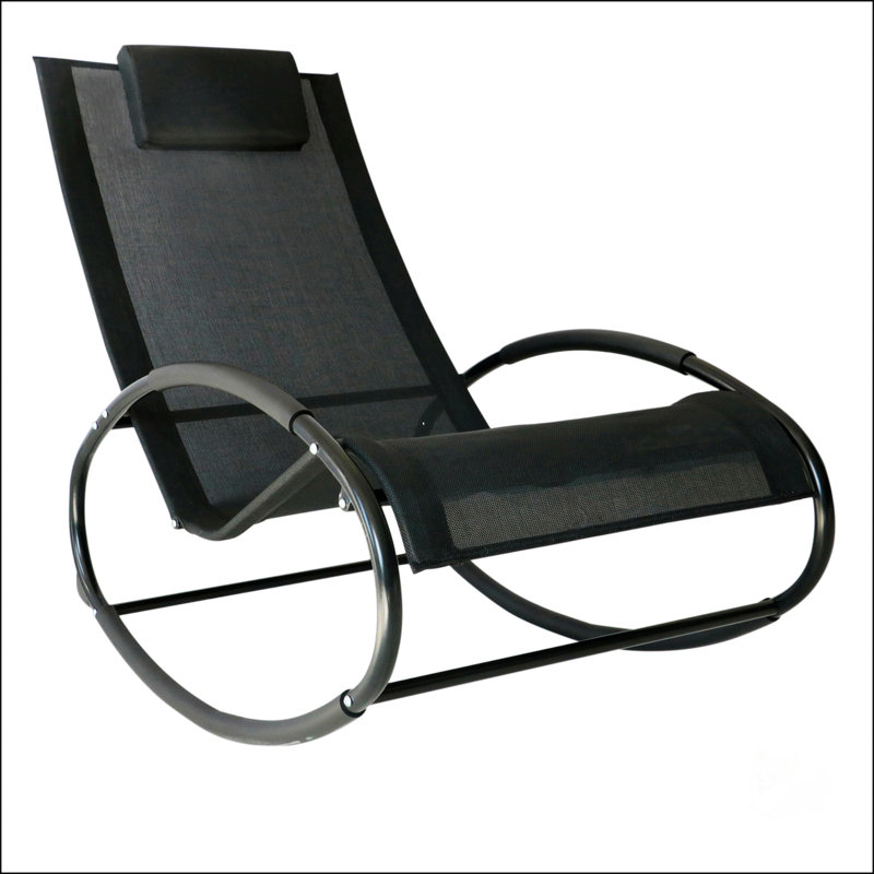 Chaise berçante d'extérieur pour bronzer