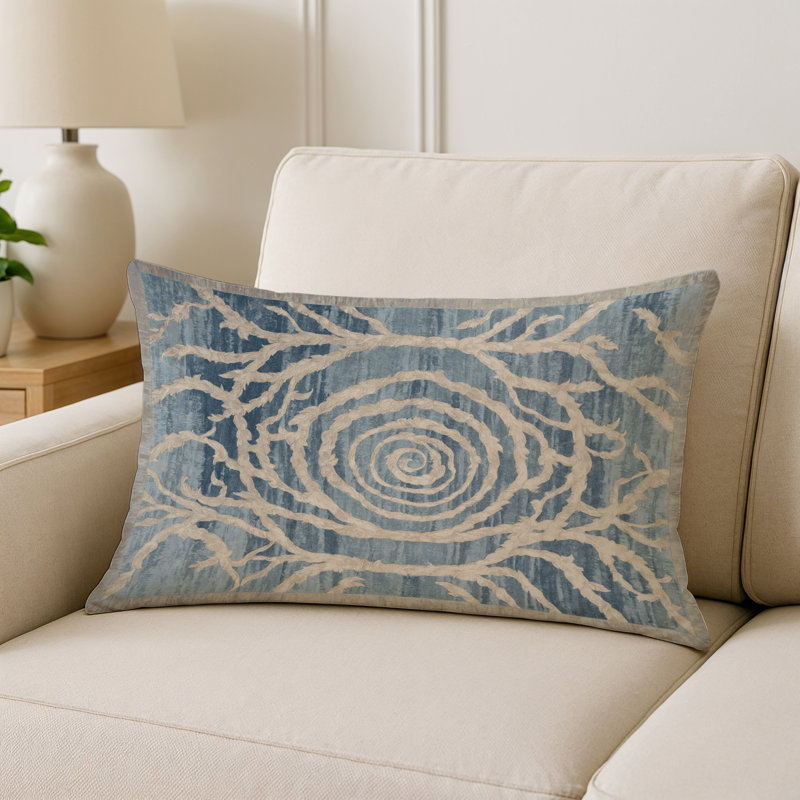 Coussin décoratif intérieur et extérieur Modern, Gris géométrique 11, Rectangle H 25 po x l 18 po