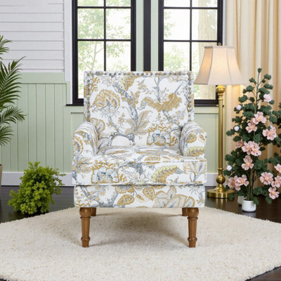 Fauteuil d'appoint rembourré Farmhouse