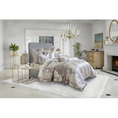 Percale Striped Duvet Cover