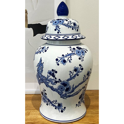 Classic White Large Ginger Jar