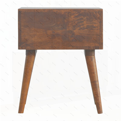 Geo Brass Inlay Bedside
