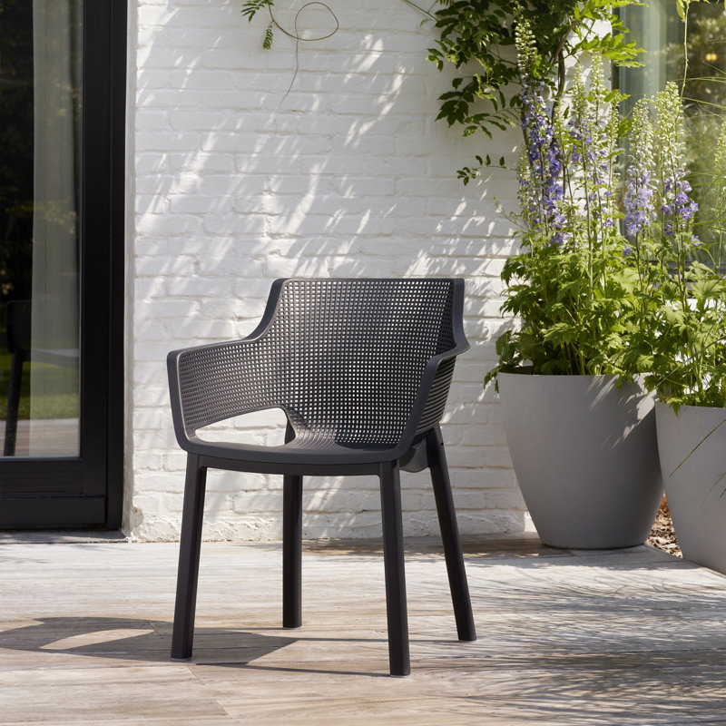  Metalix Keter Elisa Dining Chair - Graphite