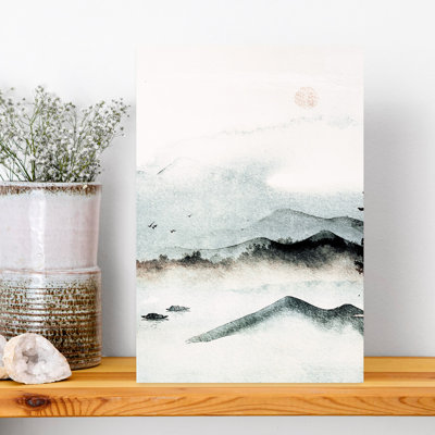 Art contemporain, paysage contemporain, oiseau