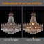 Lustre 9 lumières de style campagne antique-62992827-62992807-62992806