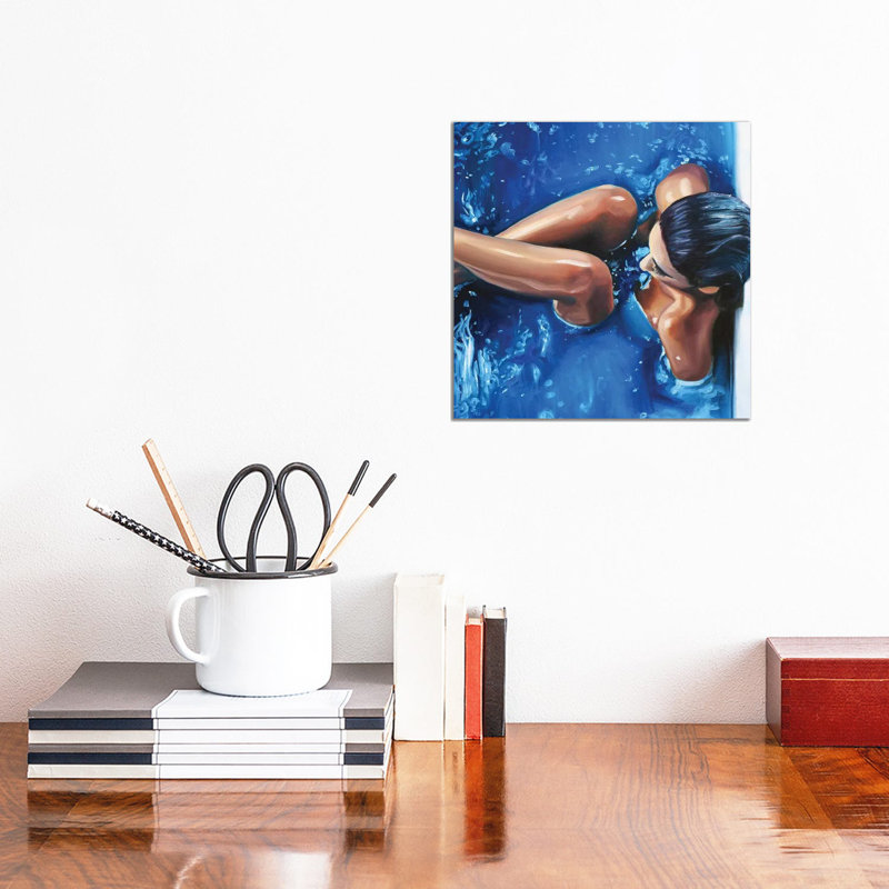 Blue I by Julia Ryan - Wrapped Canvas Print, 30.48 cm H x 30.48 cm W