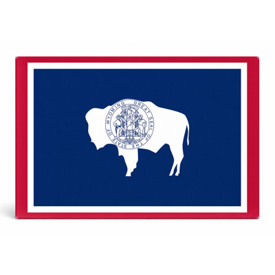 «Wyoming State Flag», art mural sur toile