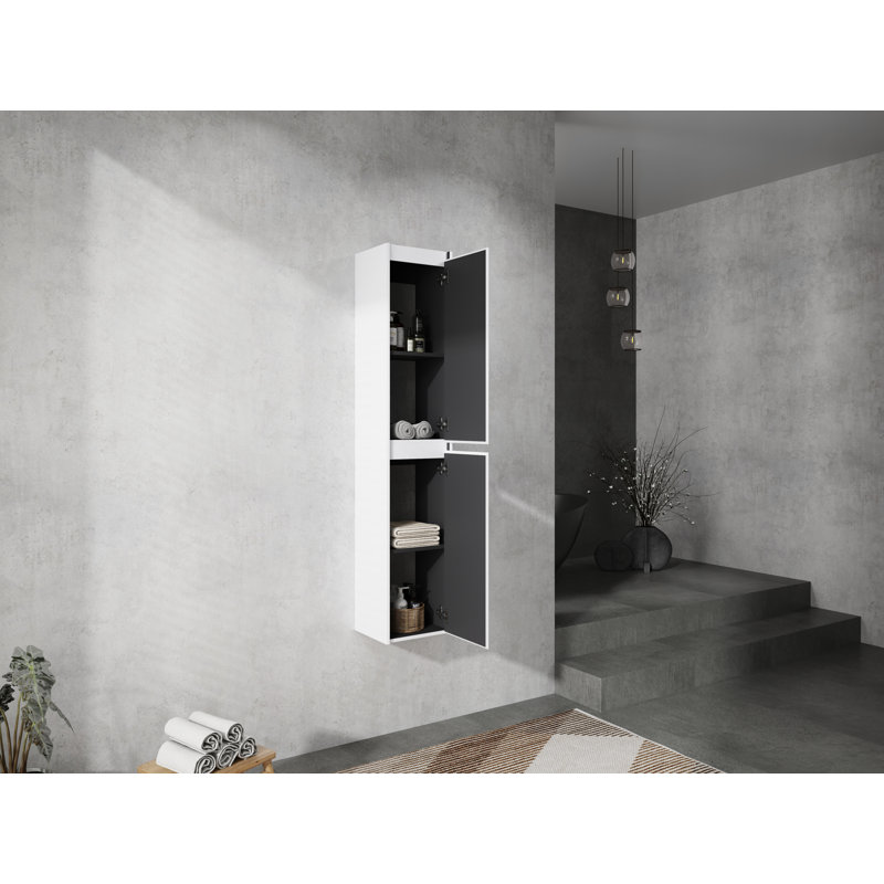 Armoire murale Tomas, Blanc