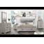 Table de chevet grise