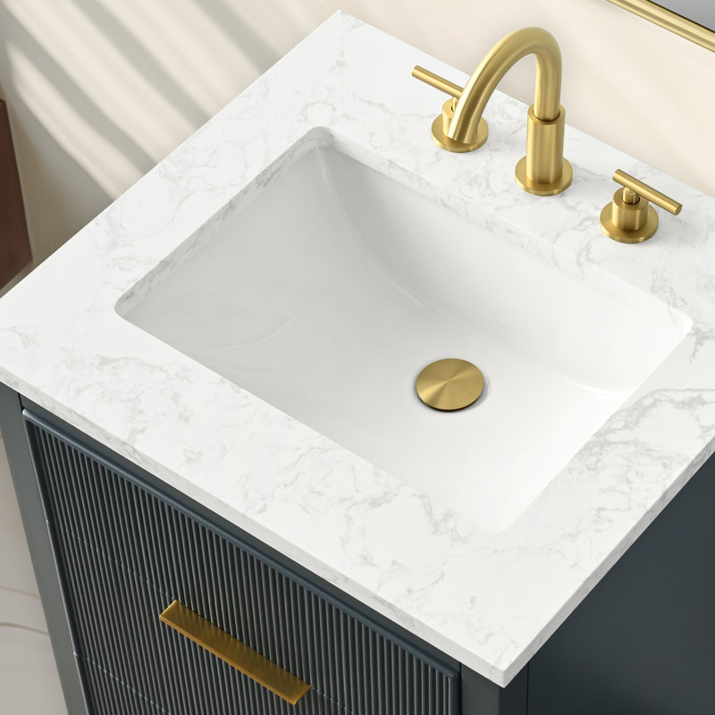 Emma 24" W Single Vanity, Vintage Blue