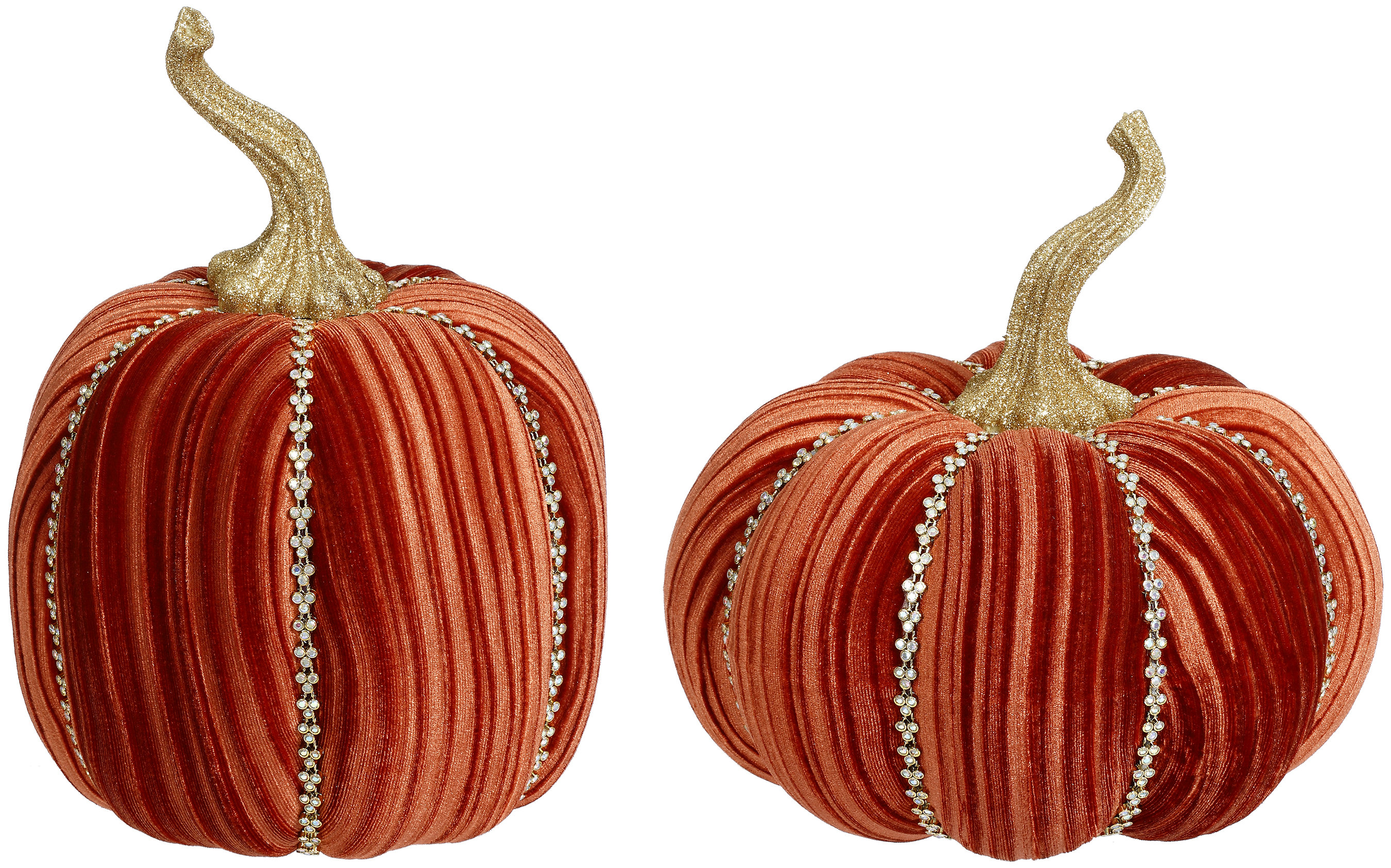Mark Roberts 2 Piece Jeweled Pumpkin Set | Wayfair