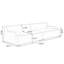 Coussin modulaire 100% polyester crème-1779577786