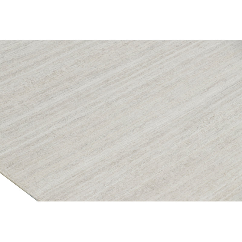 Handmade Oushak Silk Striped Area Rug, Rectangle 12' x 16'