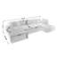 Canapé modulaire réversible de 138,5 po Luxcien-798977575