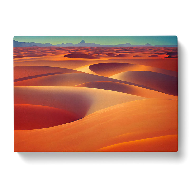 Vibrant Desert - Wrapped Canvas Print, 40cm H x 60cm W x 3cm D