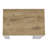 Kitchen Island, Kitchen Bar Table 36" H, with 3-Side Shelves, White / Macadamia-1599445260