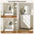 Beveled Bathroom Vanity Mirror with Aluminum Frame, Wall Accent Mirror, Tempered Glass-1488034634-1488034629