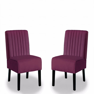Ensemble de 2 chaises d'appoint Mid Century
