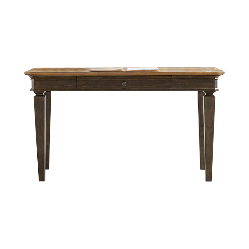 Arjunveer Writing Desk with Built-In Electrical Outlet