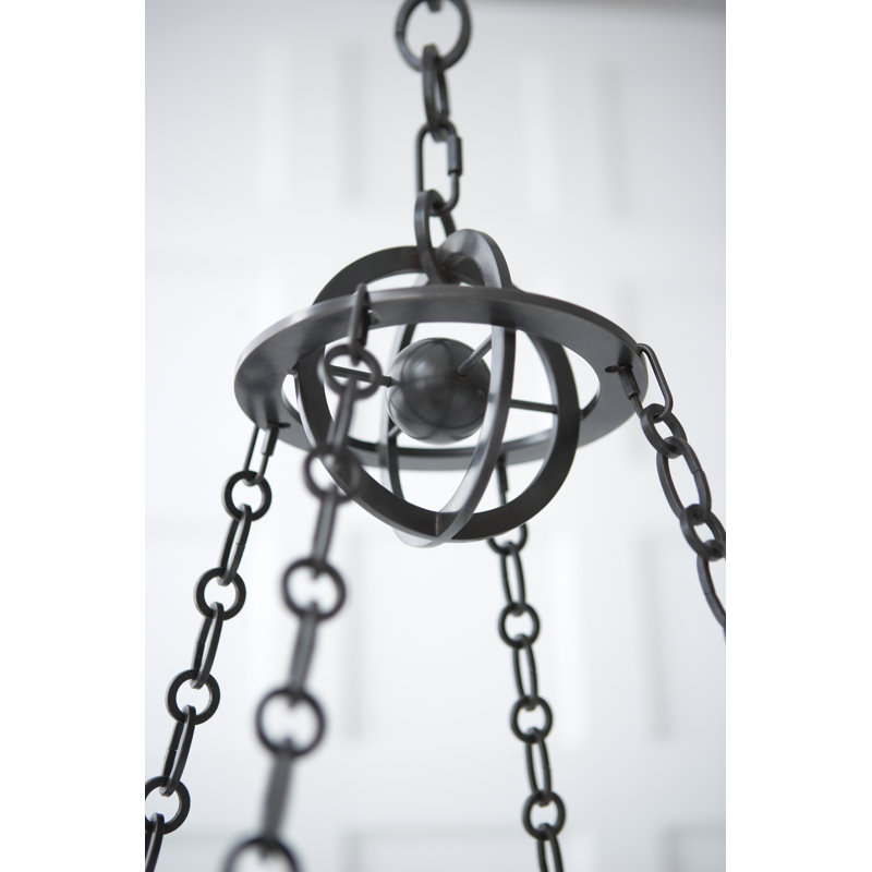 Chapman & Myers Modern Globe Lantern, Bronze