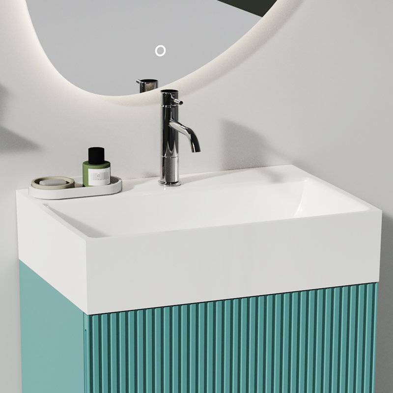 Zumbrota 20"X14" Glossy White Ceramic Sink - , Stain , Heat Easy To Maintain Integrated Kitchen 1 Faucet Hole, Maintain, Safe Edges