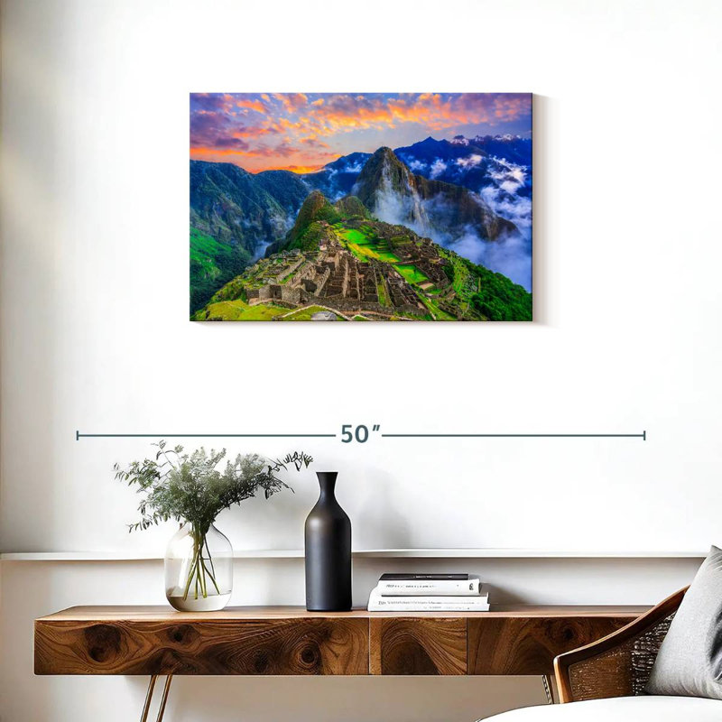 Lilie, ville inca, Machu Picchu, H 20 po x l 30 po