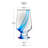 Libbey Blue Ribbon Goblet Beverage Glasses, 12.8 oz.