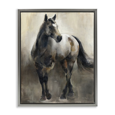Copper & Nickel Horse Floating Frame Art by Marilyn Hageman