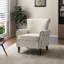 Zellig Traditional Wooden Upholstered Accent Chair-1429651853