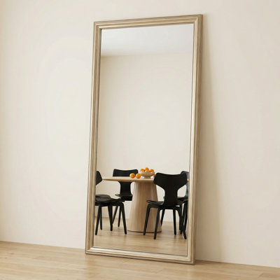 32×70 inch Full-Length Floor Mirror – Engineered Wood Frame, Elegant & Durable