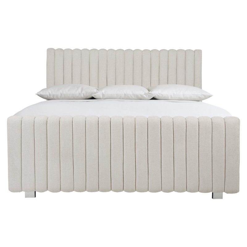 Silhouette Upholstered Panel Bed, King