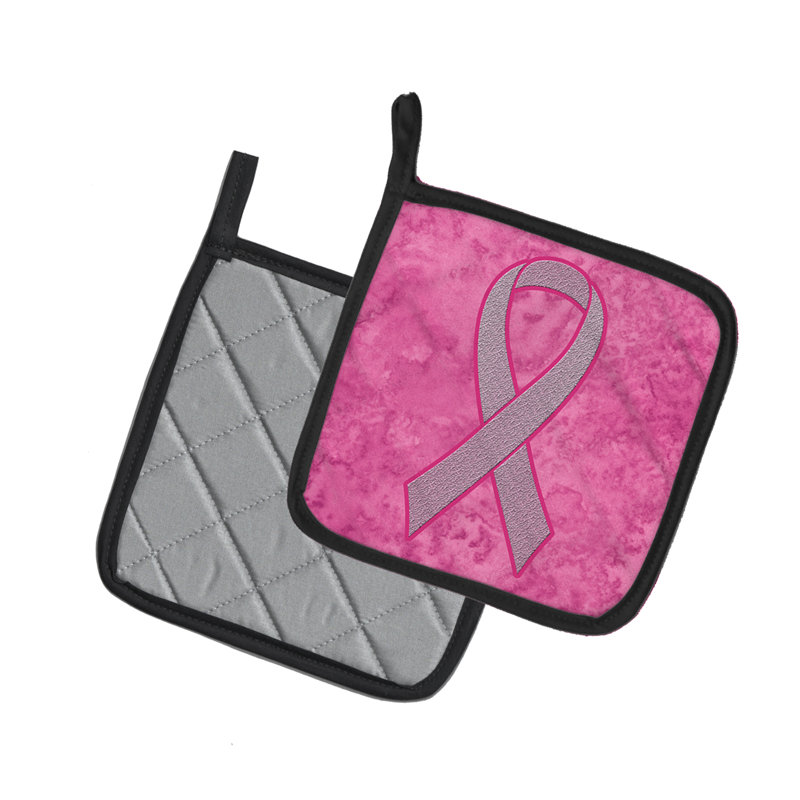 Cuisinier poignée pour sensibiliser le cancer de la Commode au ruban caroline