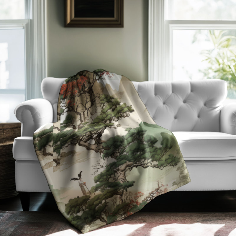 Enchanted Trees - 1 Piece Premium Blanket, Twin