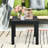Stella Square Acacia Outdoor Side Table , 18'' in. W 18'' in. D-1583797385