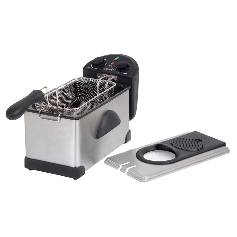 Ktaxon 3400 Watt 23.6 2 Basket Deep Fryer with Timer