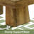 Wooden Dining Table,Rectangular Center Table,Spacious Coffee Table