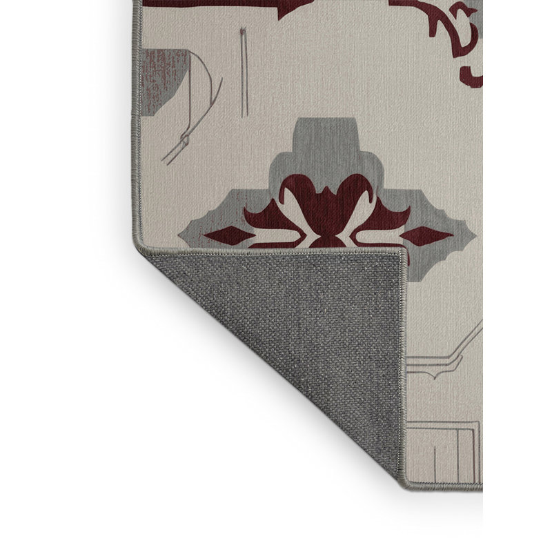 Tapis composé de couches, Carré 5 pi