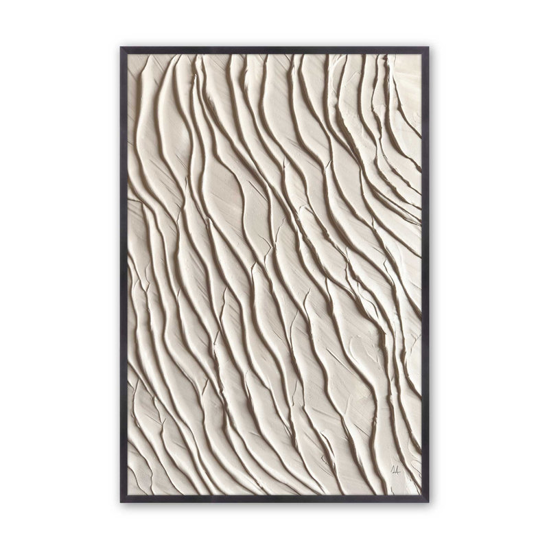 Wave Formations I Print, 15.25" H x 12.25" W, Weathered Zinc, Framed Print without Mat
