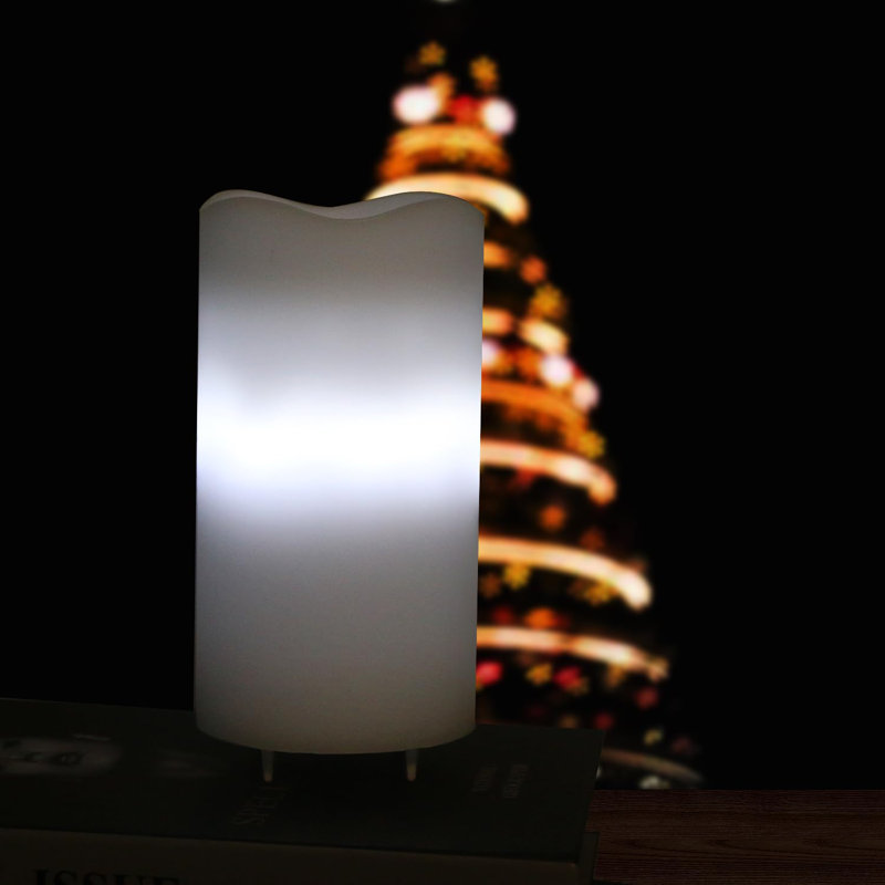 Flameless Candles Snowflake Projector Lights