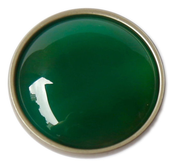 Deep Forest Mushroom Knob, Oiled Rubbed Bronze/Green