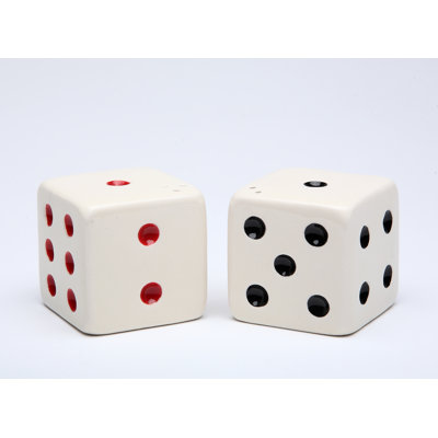 Dice Salt And Pepper Shakers