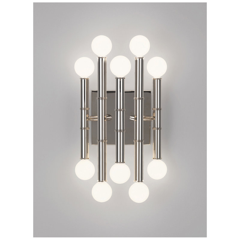 Meurice 12" Bronze Plug-In Electric Wall Sconce with Globe Lights