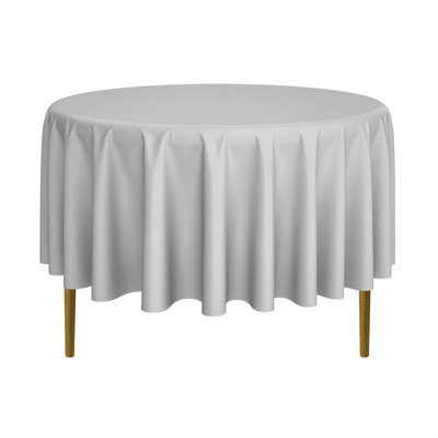 Solid Color Round Tablecloth