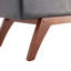 Lit en tissu en laine Teddy avec pieds en bois massif et tabouret de rangement, parfait pour les chambres confortables et organisées-361048284