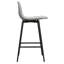 Henrine Upholstered Counter Stool with Metal Frame-277268264